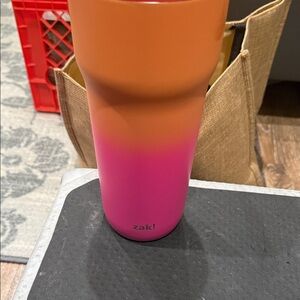 Adidas Pink and Orange Zack!Tumbler